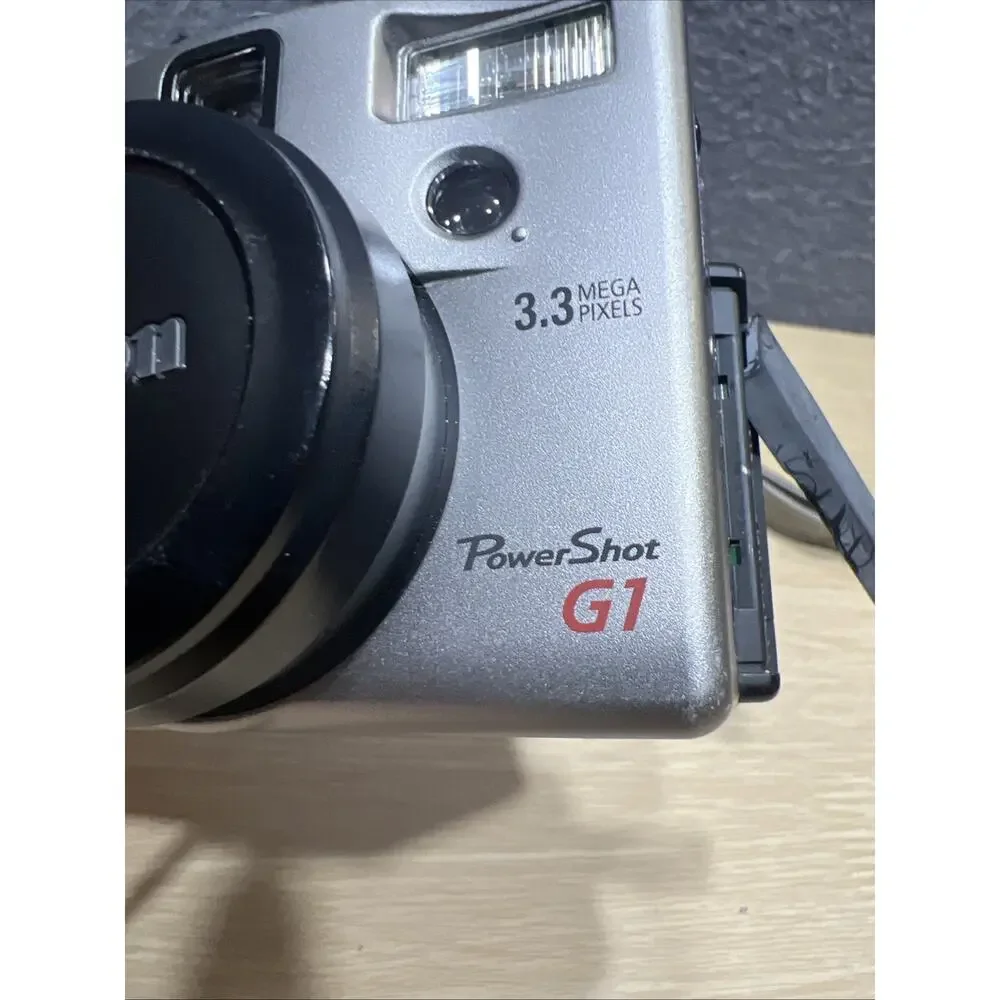 Canon Powershot G1 3.3MP Digital Camera With 128 MB Memory Card, Silver - Tested